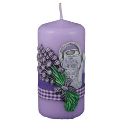 Lumanare parfumata cilindrica Lavender Garden 10 CM