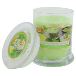 Lumanare parfumata in borcan de sticla Green Tea Pudding/Matcha 260 gr