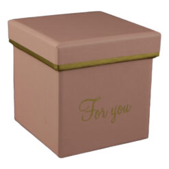 Cutie cadou 8x8 CM "For You" - Se vinde 6 buc/bax