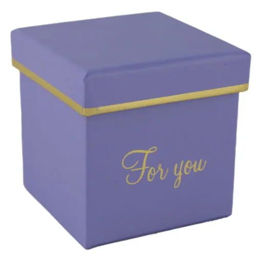 Cutie cadou 8x8 CM "For You" - Se vinde 6 buc/bax
