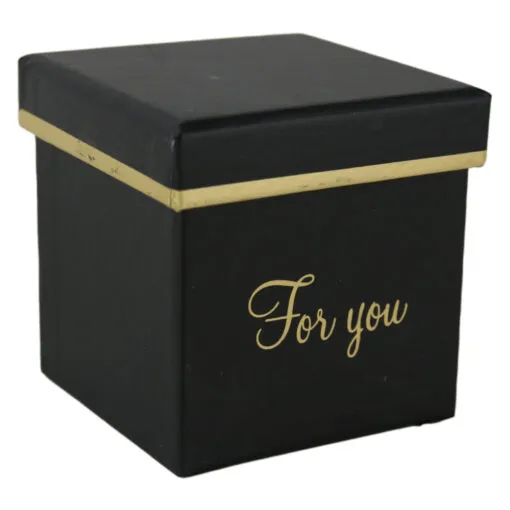 Cutie cadou 8x8 CM "For You" - Se vinde 6 buc/bax