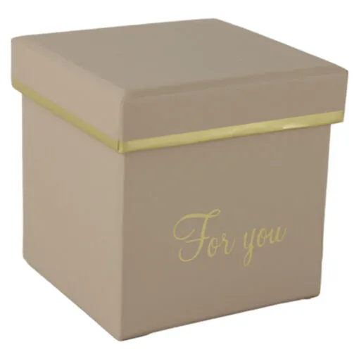 Cutie cadou 8x8 CM "For You" - Se vinde 6 buc/bax