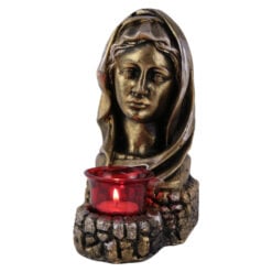 Candela din ipsos Fecioara Maria 10x20 CM