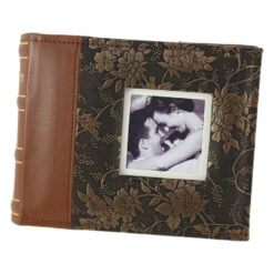 Album foto 100 poze 10?15 CM cu model floral din piele ecologica