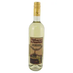 Vin alb 0.75 ml cu eticheta din pluta "Teged nem lehet elfelejteni... Boldog szuletesnapot"