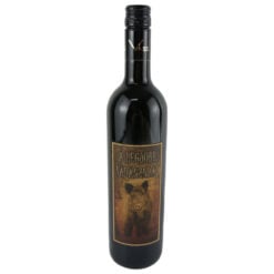 Vin rosu 750 ml "A legjobb vadasznak" cu eticheta din pluta