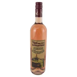Vin rose 0.75 ml cu eticheta din pluta "Teged nem lehet elfelejteni... Boldog nevnapot"