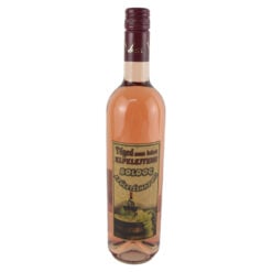 Vin rose 750 ml "Teged nem lehet elfelejteni... Boldog szuletesnapot" cu eticheta din pluta