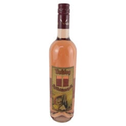 Vin rose 750 ml "Boldog szuletesnapot" cu eticheta din pluta si numere selectabile