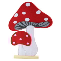 Decor toamna Ciuperca din pasla 40 CM