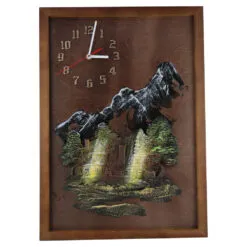 Ceas de perete din lemn is ipsos 53x38 CM