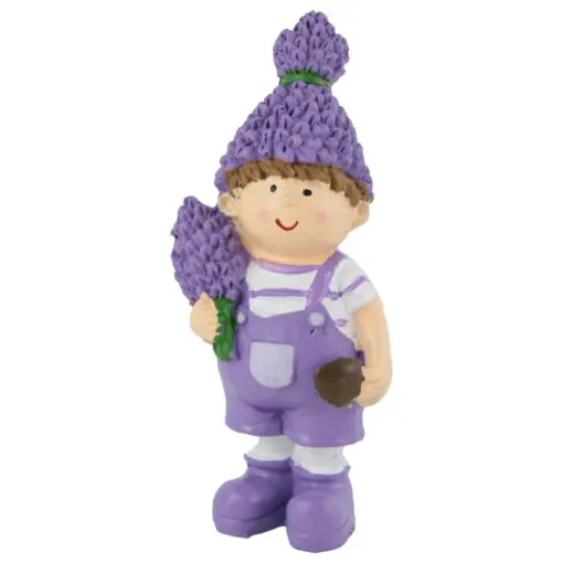 Figurina Baiat/Fata Lavanda din rasina 11 CM