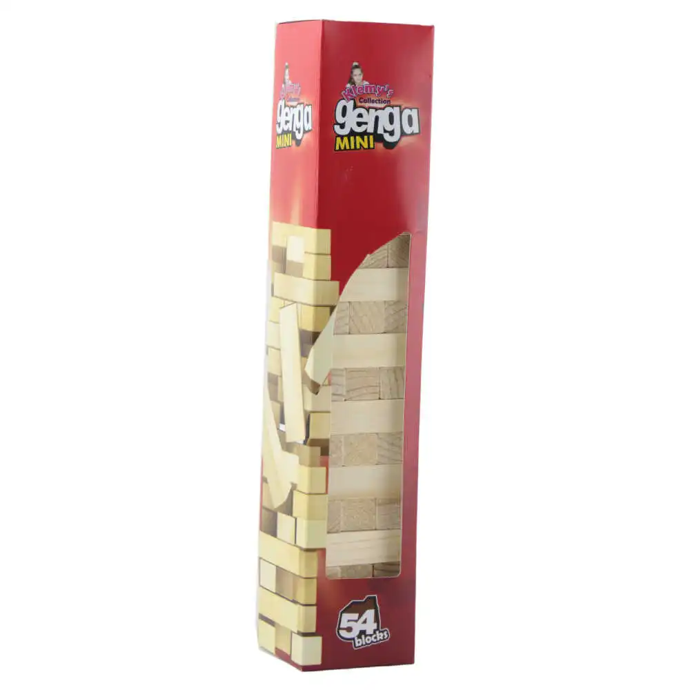 Joc Jenga Mini din lemn natur Joc Jenga Mini din lemn natur