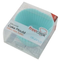 Set 6 forma din silicon pentru cupcake si briose