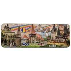Magnet frigider Romania 13x4 CM