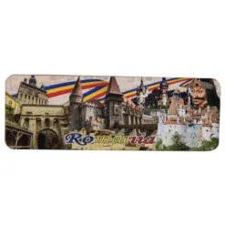 Magnet frigider Romania 13x4 CM