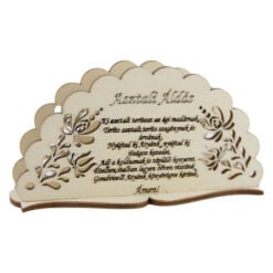 Suport servetele din lemn "Asztali Aldas" 15 CM
