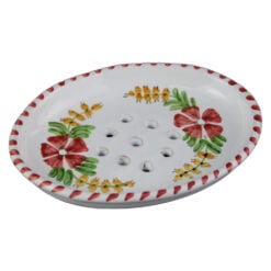 Sapuniera din ceramica pictata manual 14 CM - Flori de camp