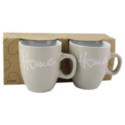 Set 2 cani din ceramica Home 200 ml