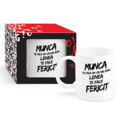Cana ceramica 300 ml "Munca te face un..."