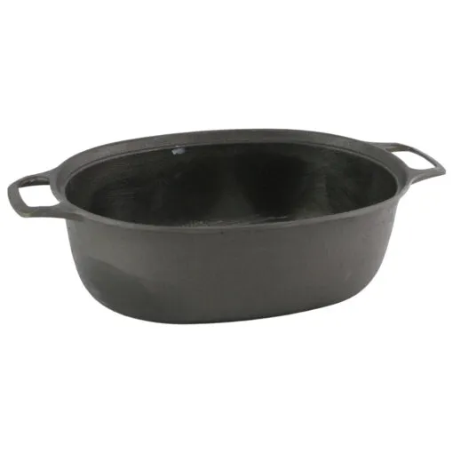 Vas oval din fonta 35x26x10 CM