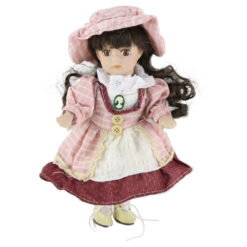 Papusa de colectie din portelan si textil 22 CM