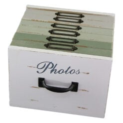 Album foto din lemn Vintage pastel 18x17x13 CM