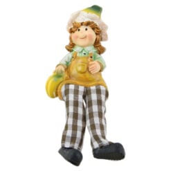 Magnet frigider Figurina copil cu banane 11 CM