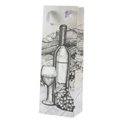 Punga cadou pentru bauturi 12?36 CM - Wine Graphic