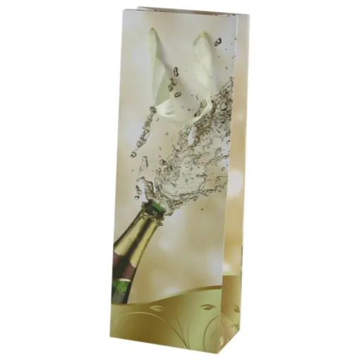 Punga cadou pentru bauturi 12x36 CM - Champagne