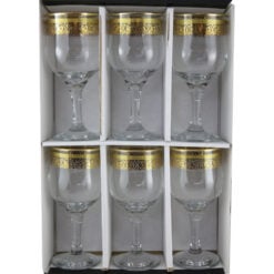 Set 6 pahare de apa 315 ml - Rose Gold