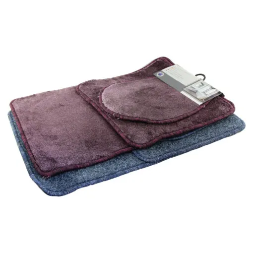 Set 3 covorase baie din polipropilena 49x77 CM