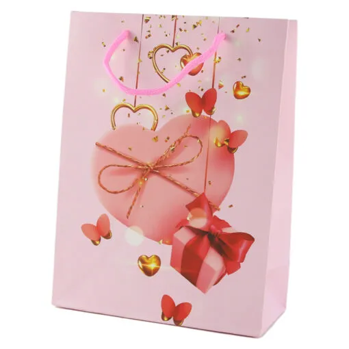 Punga cadou din hartie 18x24 CM - Love Goldenrose