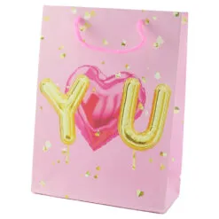 Punga cadou din hartie 18x24 CM - Love Goldenrose