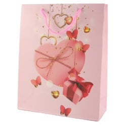 Punga cadou din hartie 26x32 CM - Love Goldenrose