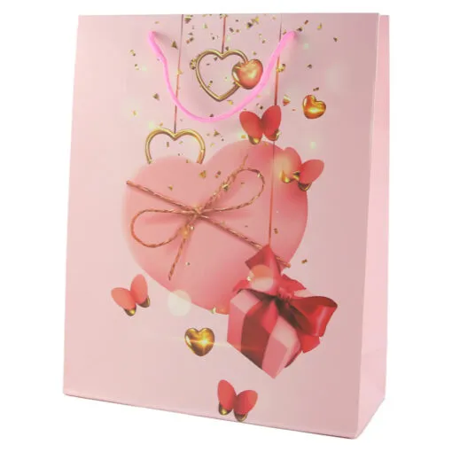 Punga cadou din hartie 26x32 CM - Love Goldenrose