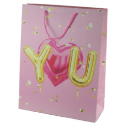 Punga cadou din hartie 31x40 CM - Love Red