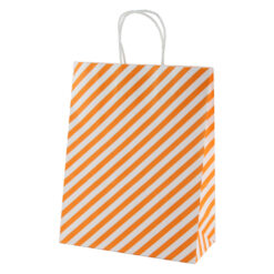 Punga cadou din hartie 26x32 CM - Design cu dungi