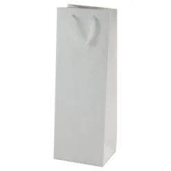 Punga cadou pentru bauturi 12x36 CM - Unicolor texture