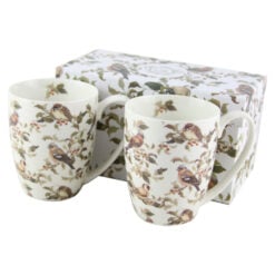 Set 2 cani din portelan 380 ml