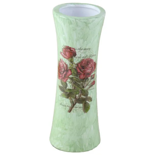 Vaza din ceramica Rose Pastel 7x20 CM - Model 2