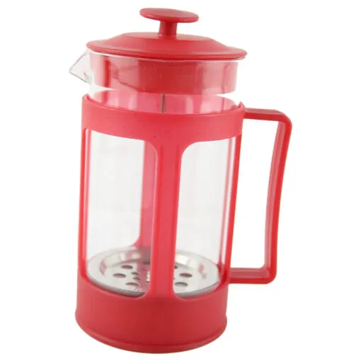 Presa Ceai/Cafea din sticla si plastic 9x18 CM