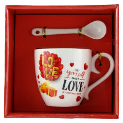 Cana cu lingurita "Let yourself have Love.."7 CM