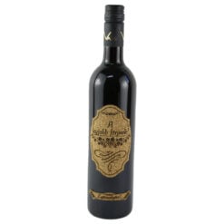 Vin rosu 750 ml  "A legjobb ferjnek! Egeszsegere!" cu eticheta din pluta