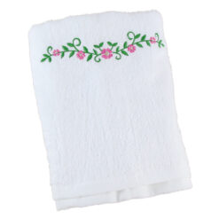 Prosop brodat cu motive florale 50x90 CM