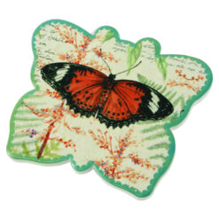 Suport pahare din ceramica Fluture 12x10 CM