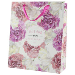 Punga cadou din hartie 26x32 CM - "Boldog szulinapot" Floral