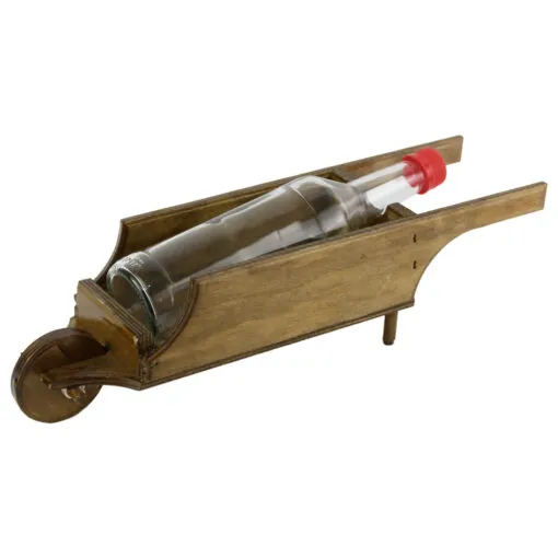Suport lemn Roaba cu sticla 41 CM
