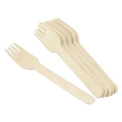 Set 12 furculite din lemn 3.5x15 CM