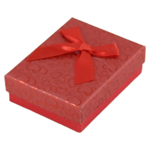 Cutie bijuterii cu fundita 7x9 CM